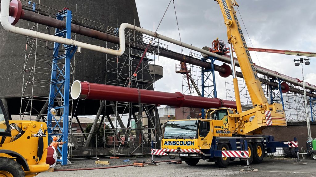 Pipework at British Steel