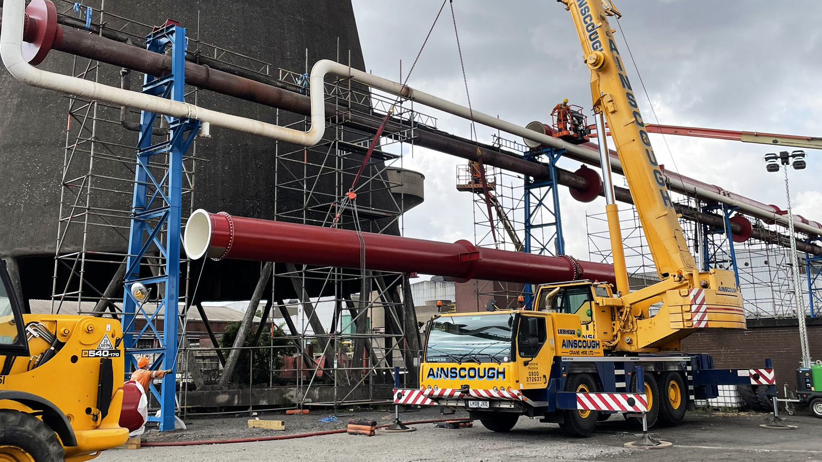 Grayton Assist with British Steel Pipework Grayton